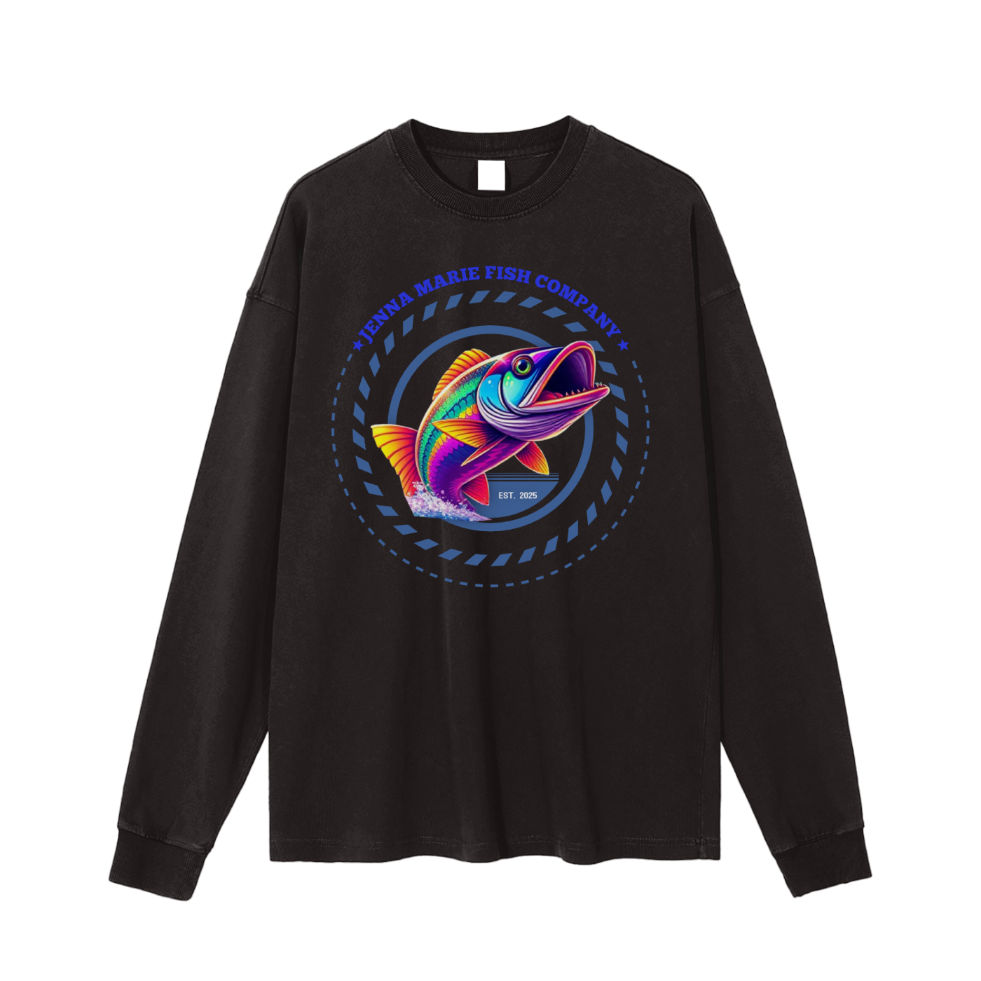 Enzyme Washed Long Sleeve T-shirt