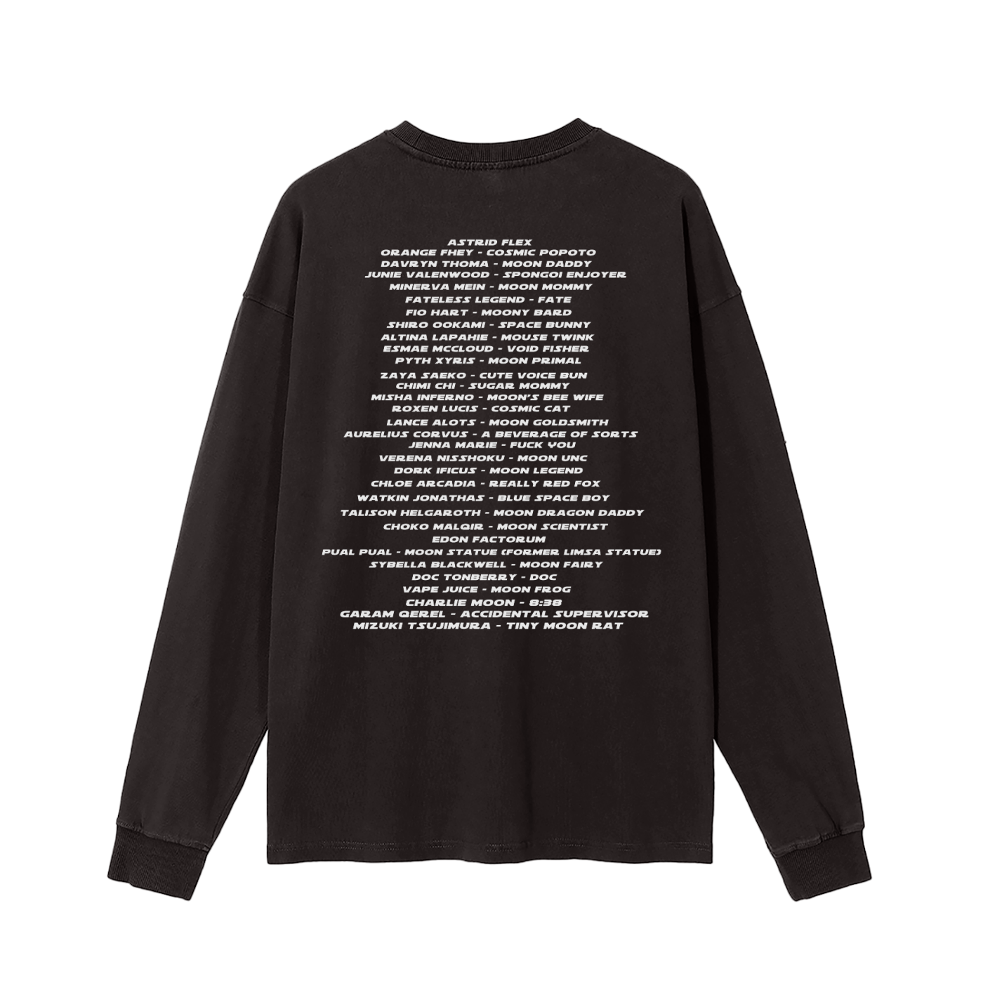 Enzyme Washed Long Sleeve T-shirt